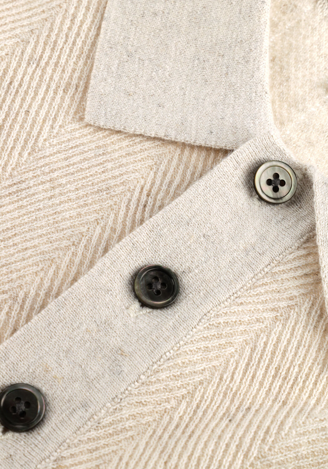 PROFUOMO Polo POLO SS COTTON LINEN &Eacute;cru - large