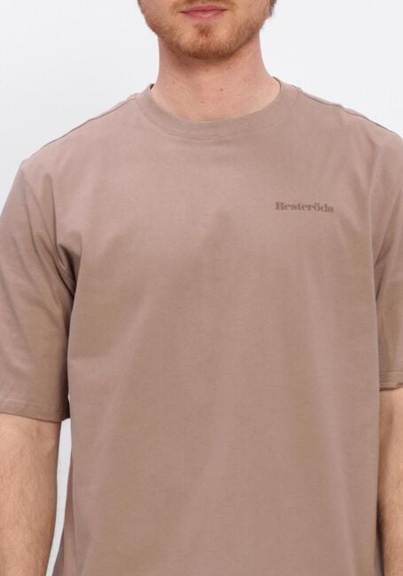 RESTER&Ouml;DS T-shirt TAS PRINT en taupe - large