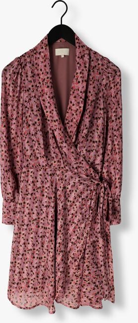 NOTRE-V Mini robe SHORT PRINTED WRAP DRESS Lilas - large