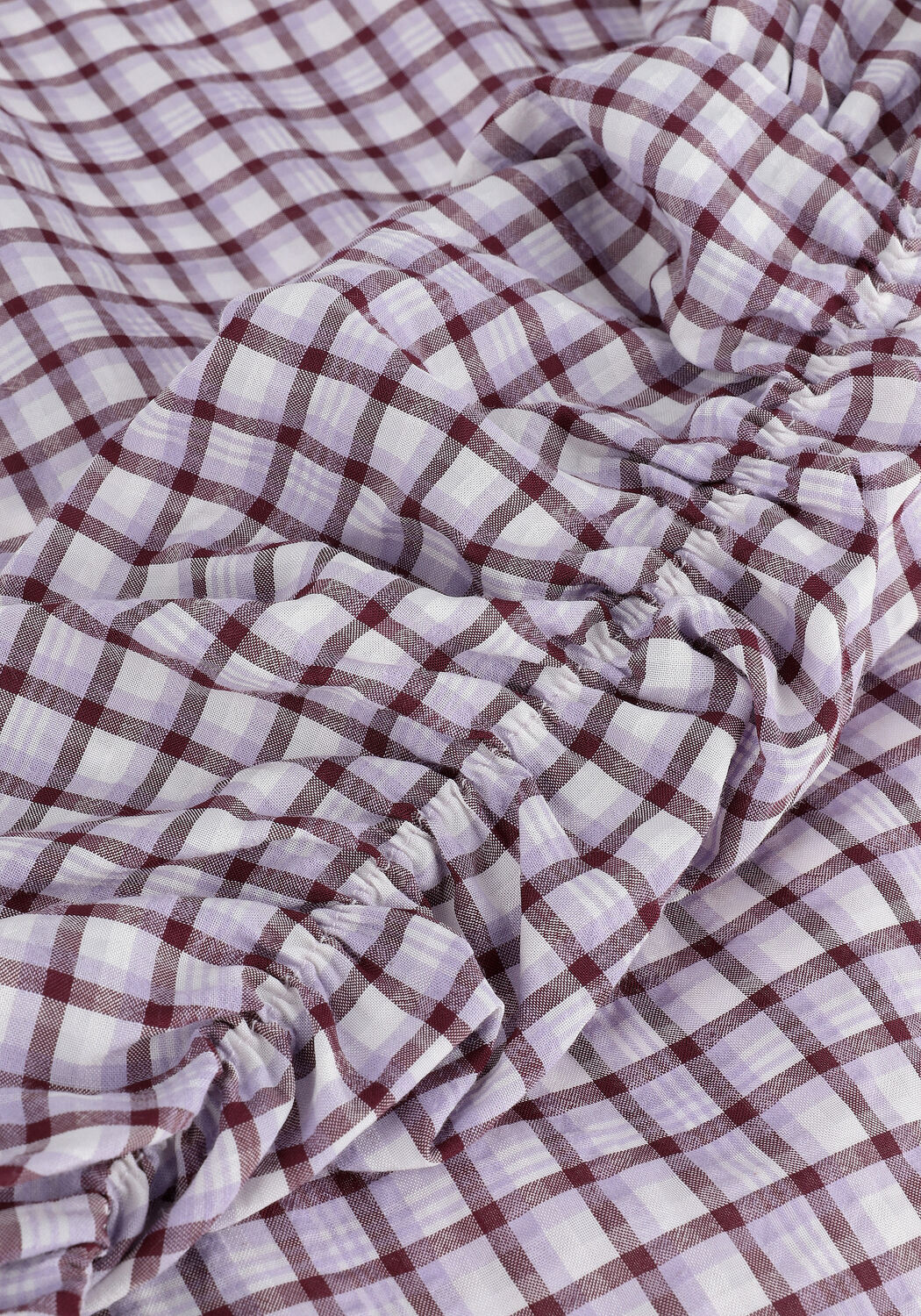 CO'COUTURE SANDY DOBBY CHECK SHIRT Blouses en violet - large