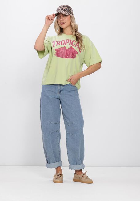 YDENCE T-shirt T-SHIRT TROPICAL en vert - large