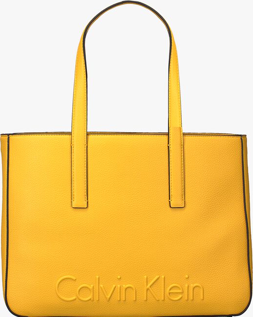 CALVIN KLEIN Shopper EDGE MEDIUM SHOPPER en jaune - large