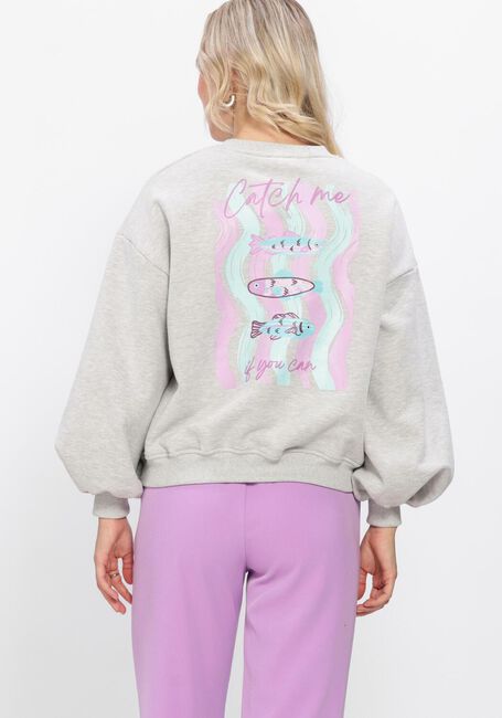 YDENCE Chandail SWEATER TRUE CATCH Gris clair - large