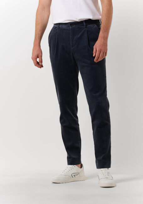 SCOTCH & SODA Chino BLAKE - CORDUROY PLEATED CHINO en bleu - large