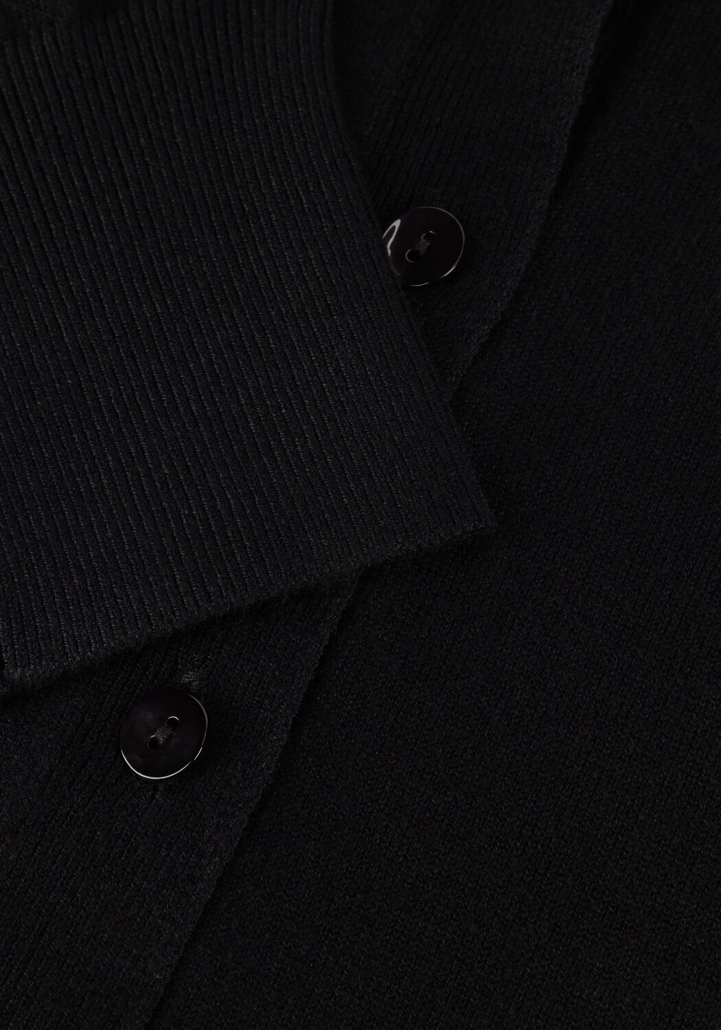 SUMMUM Gilet SHORT CARDIGAN SOFT VISCOSE POLYAMIDE KNIT en noir - large