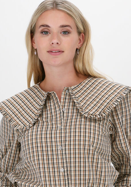 Zand CO'COUTURE  CILIA COLLAR CHECK SHIRT - large