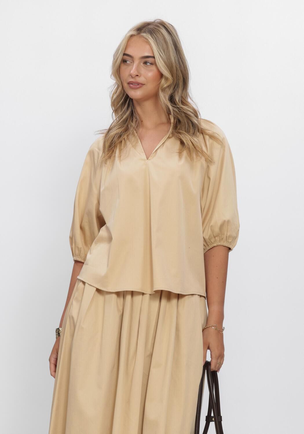 Beige AMAYA AMSTERDAM  ELSIE BLOUSE - large