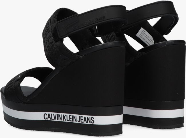 CALVIN KLEIN WEDGE SANDAL SLING Sandales en noir - large