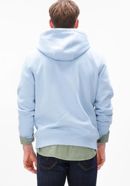 Lichtblauwe TOMMY HILFIGER Sweater TOMMY LOGO HOODY - large