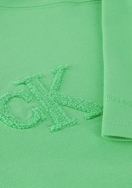 CALVIN KLEIN T-shirt INTERLOCK PIQUE SS T-SHIRT 1 en vert - large