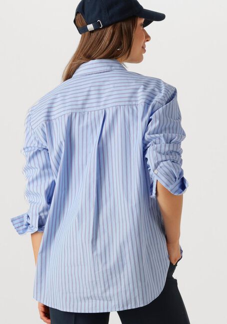 Blauwe TOMMY HILFIGER  ESS POPLIN EASY FIT SHIRT - large