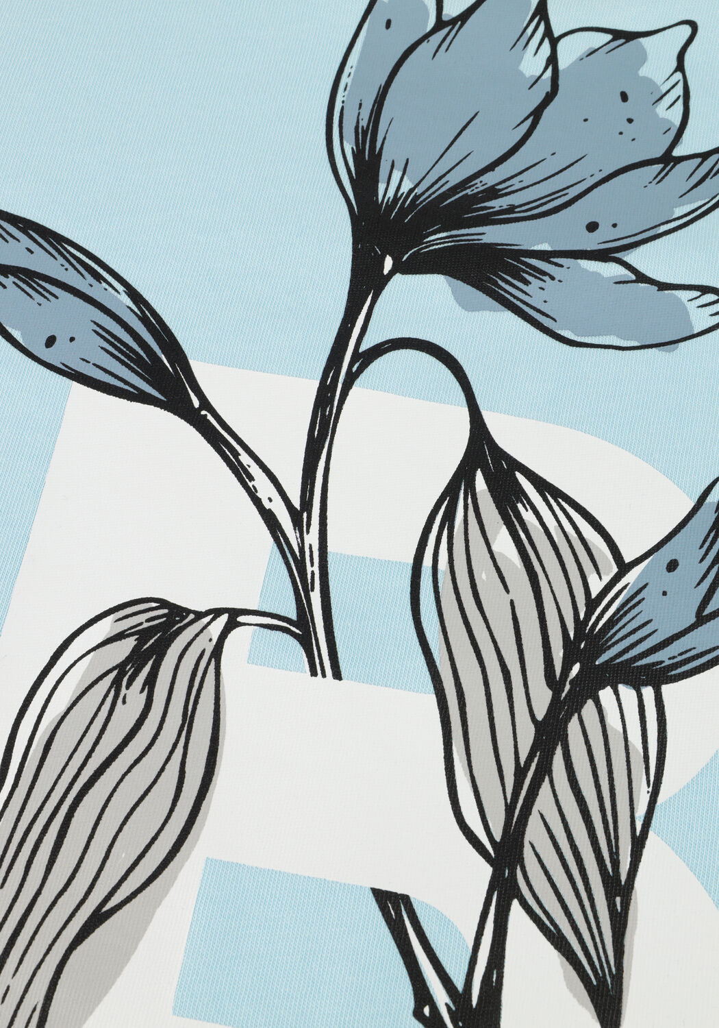 BALLIN T-shirt 017132 Bleu clair - large