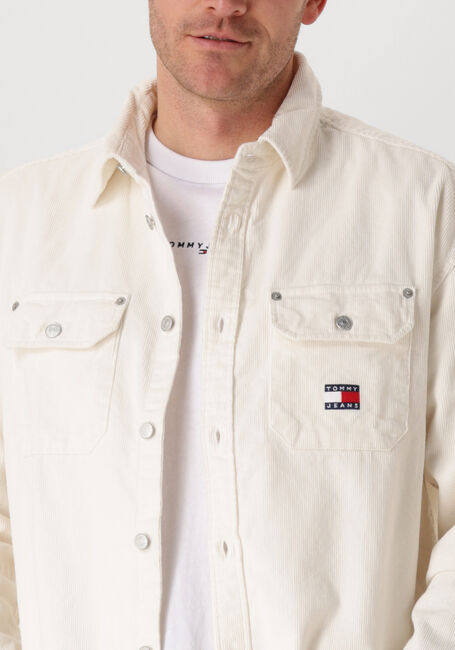 TOMMY JEANS Chemise décontracté TJM RLX CORD SHIRT EXT Écru - large