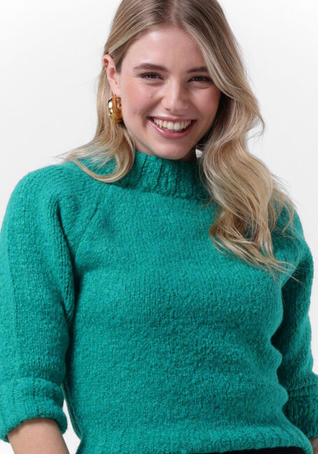 Groene PENN & INK Trui PULLOVER 3/4 - large