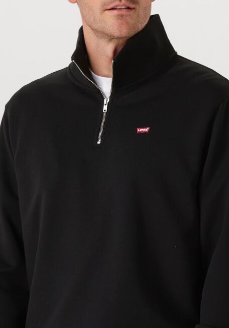 Zwarte LEVI'S Trui ORIGINAL HM 1/4 ZIP - large