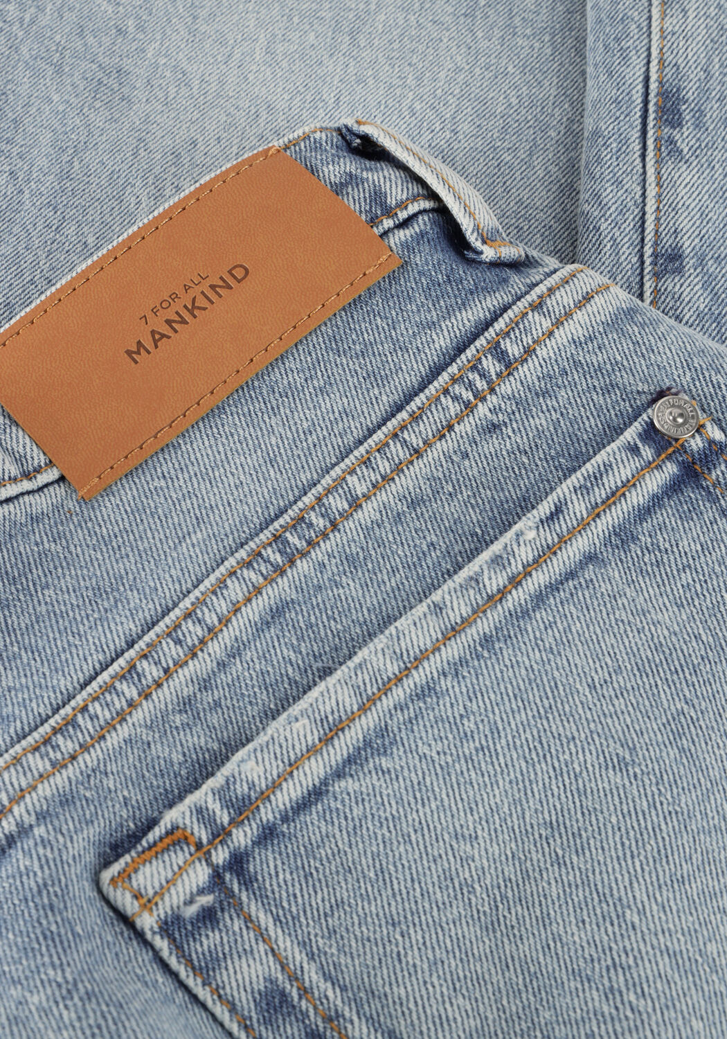 7 FOR ALL MANKIND Straight leg jeans TESS TROUSER ODE TO Bleu clair - large