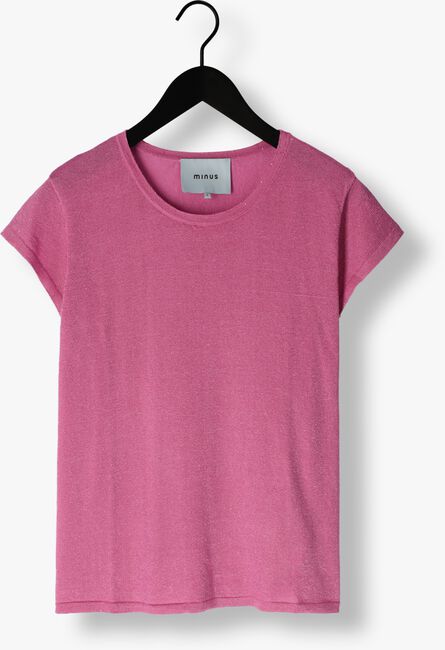 MINUS T-shirt CARLINA KNIT TEE en rose - large