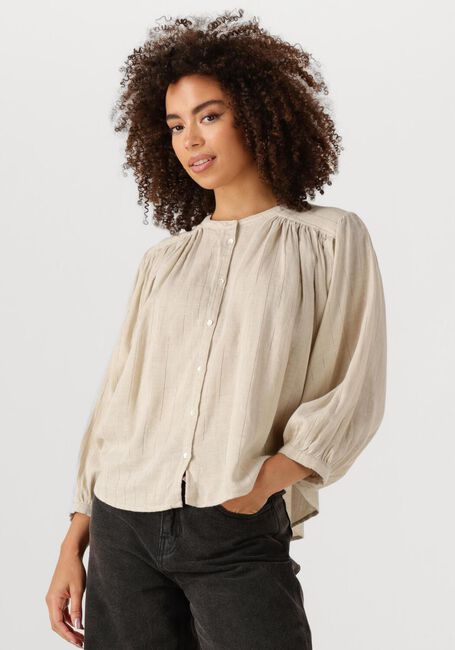 Ecru BY-BAR  BECKY LUREX BLOUSE - large