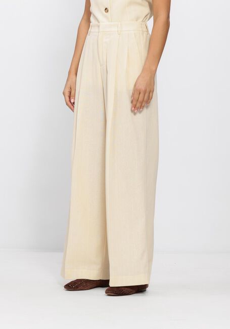 GRACE & MILA Pantalon large SS2613012 Cr&egrave;me - large