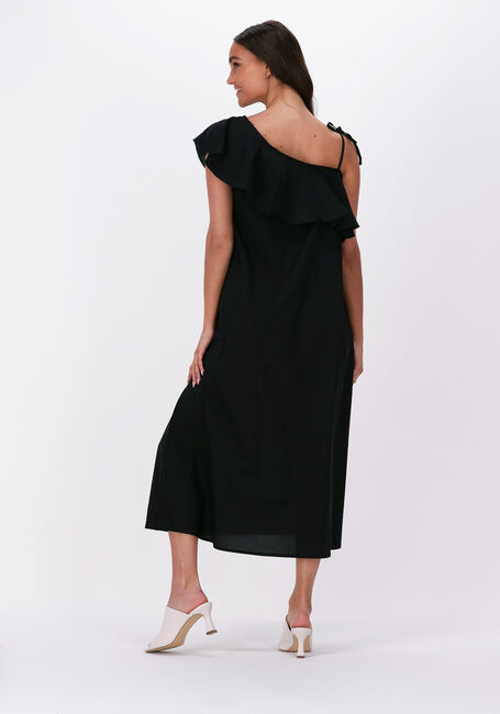 Zwarte MSCH COPENHAGEN Midi jurk ADELIE SL DRESS - large