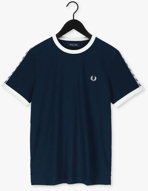 FRED PERRY T-shirt TAPED RINGER T-SHIRT Bleu foncé - large