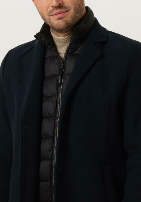 Donkerblauwe VANGUARD Mantel LONG JACKET MARTEN CHOPROAD - large