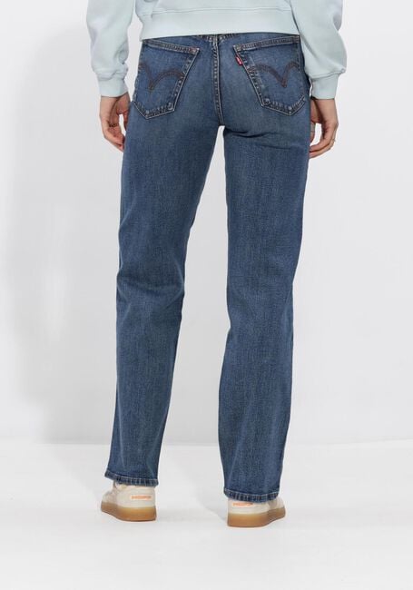 Blauwe LEVI'S Straight leg jeans RIBCAGE FULL LENGTH - large