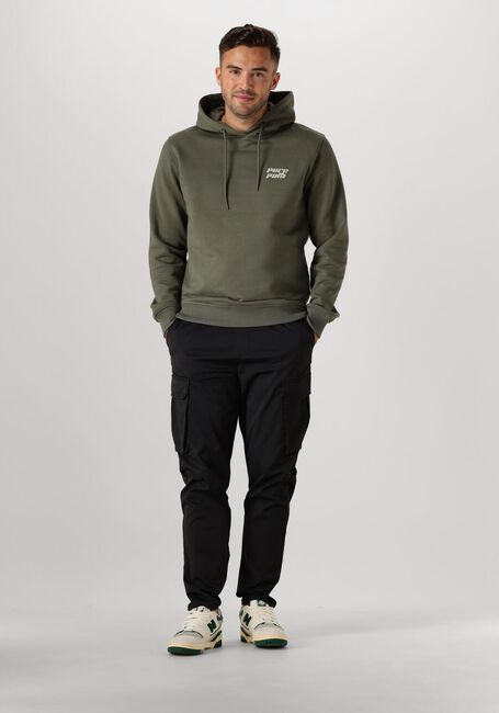 PURE PATH Pull REGULAR FIT SWEATERS HOODIE302 en vert - large