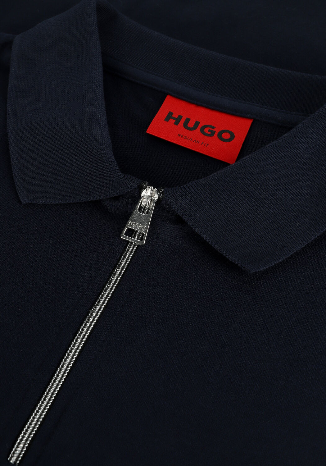 HUGO Polo DERESOM222 Bleu fonc&eacute; - large