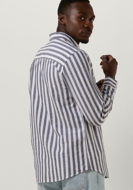 SELECTED HOMME Chemise classique SLHSLIMNEW-LINEN SHIRTS LS CLASSIC W Bleu foncé - large