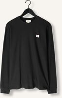 CALVIN KLEIN Pull LS WAFFLE BADGE CREWNK TEE en noir CALVIN KLEIN Pull LS WAFFLE BADGE CREWNK TEE en noir - medium