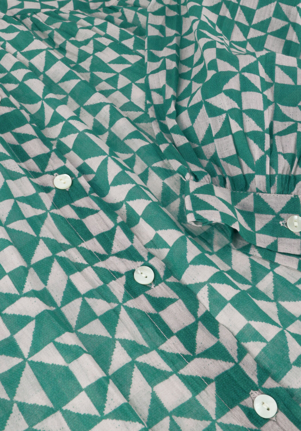 BY-BAR LUCY GRAPHIC BLOUSE Blouses en vert - large