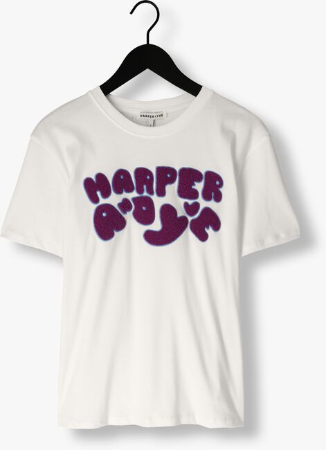 HARPER & YVE T-shirt LOGO-SS Écru - large