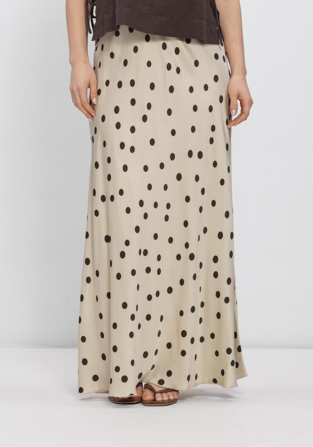 Zand MSCH COPENHAGEN Midirok MSCHCLARETTE IRIDA SKIRT AOP - large