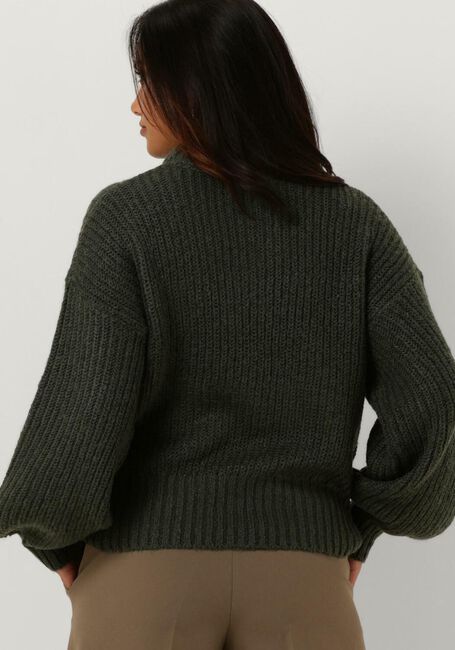 OBJECT Pull OBJNOVA STELLA CABLE KNIT PULLOVER en vert - large