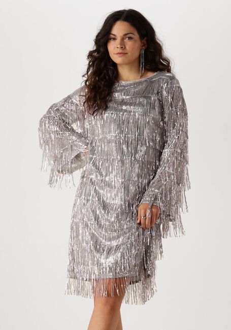 ANA ALCAZAR Mini robe PURE SEQUINS DRESS en argent - large