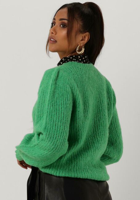 Groene NEO NOIR Trui MARTINA FLUFFY KNIT BLOUSE - large