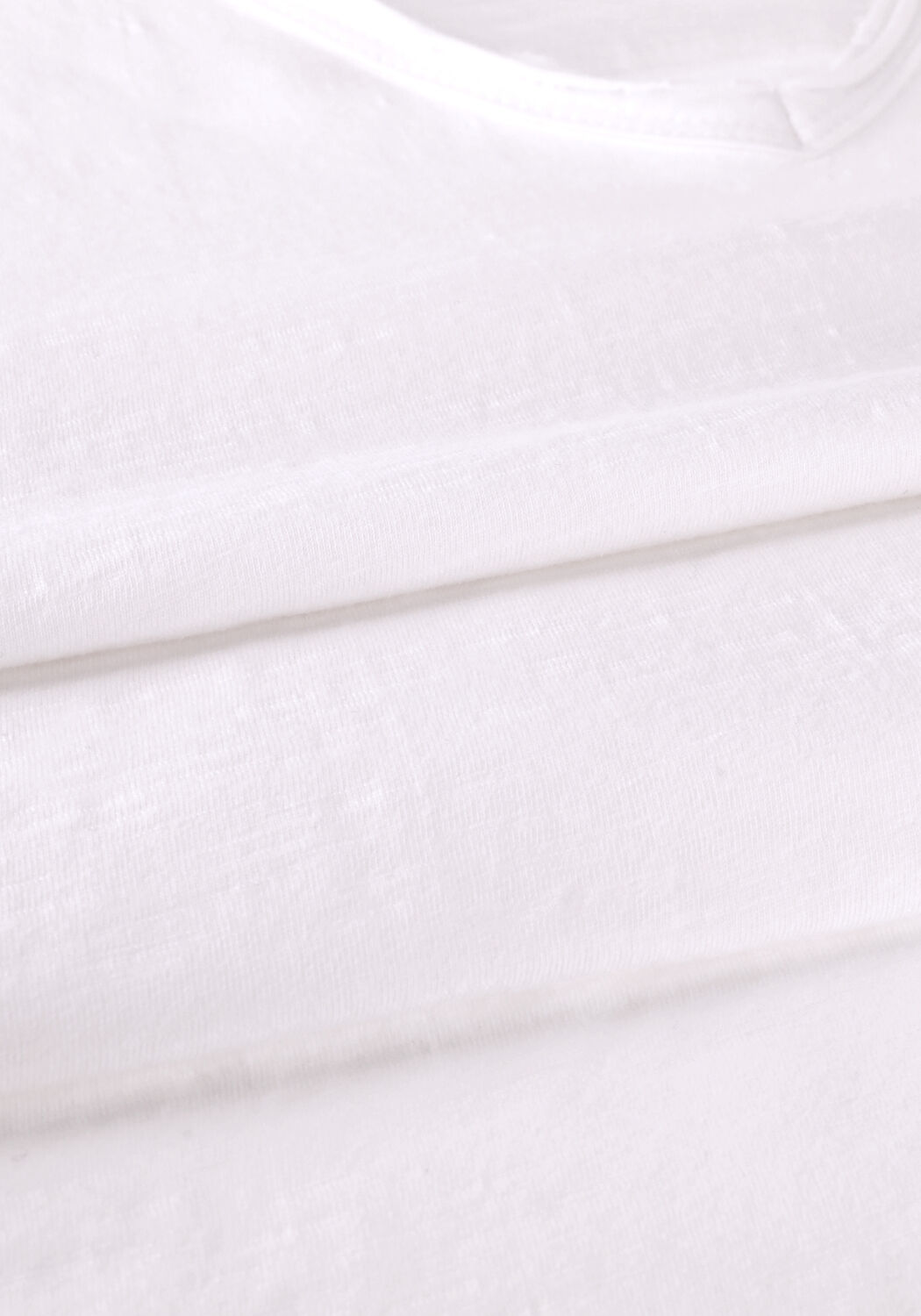 Witte DSTREZZED T-shirt STEWART ORGANIC SLUB JERSEY - large