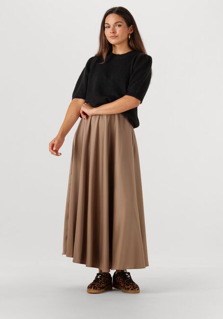 Y.A.S. Jupe maxi YASPELLA HW VOLUME ANKLE SKIRT en taupe - large