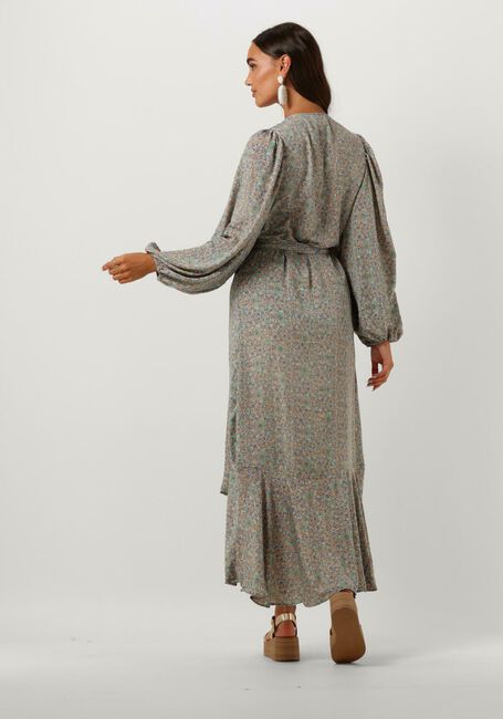 SISSEL EDELBO Robe maxi ZELDA WRAP DRESS Bleu clair - large