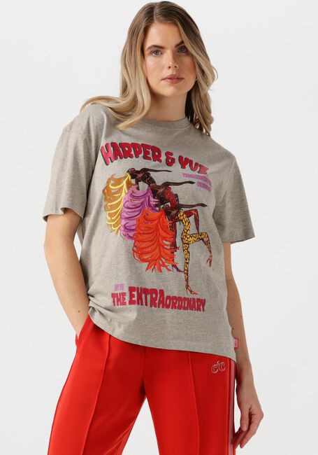 HARPER & YVE T-shirt EXTRAORDINARY-SS en gris - large