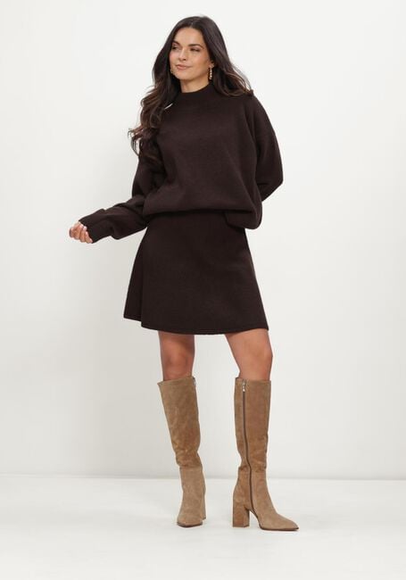 NOTRE-V Mini-jupe NV-IES en marron - large