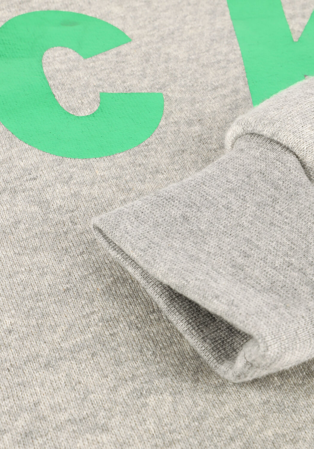 Grijze BY-BAR Sweater BIBI LUCKY CURVE SWEATER - large