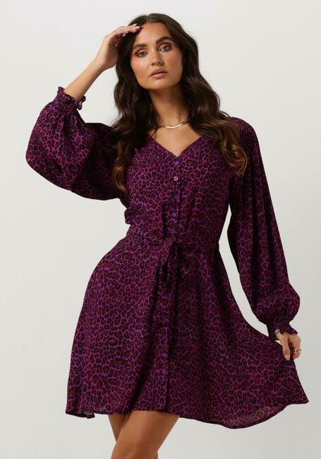 YDENCE Mini robe DRESS BAILEY en violet - large