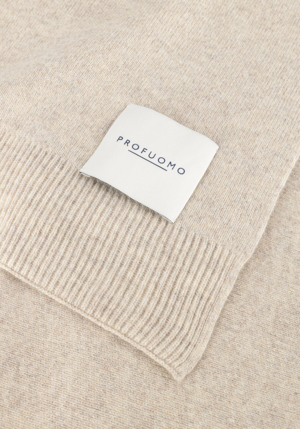 Beige PROFUOMO Sjaal SCARF WOOL - large