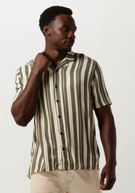 ANERKJENDT Chemise décontracté AKLEO S/S VISCOSE AOP Olive - large
