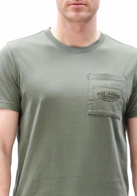 PME LEGEND T-shirt PLAY HEAVY JERSEY POCKET en vert - large