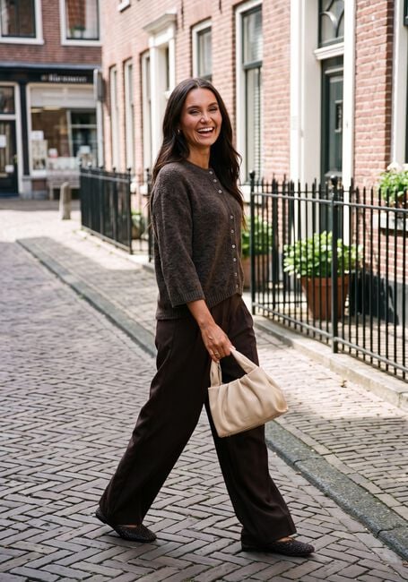 Bruine MODSTR&Ouml;M Truien/vesten BAILORMD CARDIGAN - large