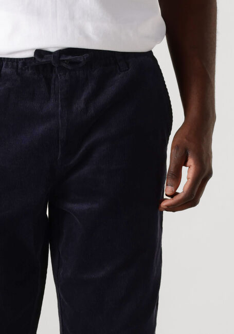 ANERKJENDT Chino AKJAN ELASTIC CORD PANTS Bleu foncé - large