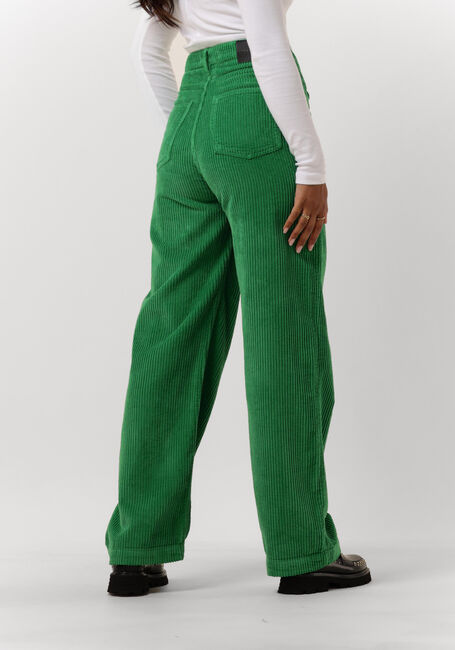 CO'COUTURE Pantalon large VIKA CORDUROY JEANS en vert - large